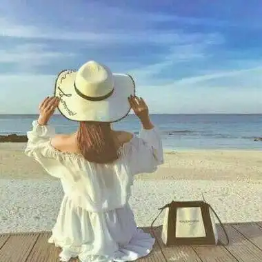 抖音头像女背影霸气扇子 - 小清新女生头像!