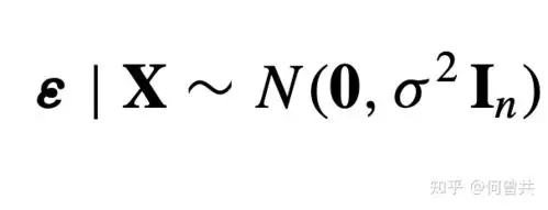 normality of the error term满足假设1至4的方程称为古典回归模型
