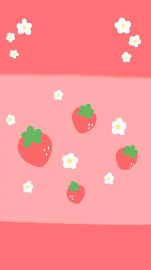 iphone壁纸 套图 草莓