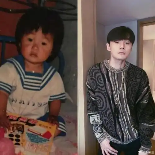 两相对比,幼年李荣浩眼睛是不是非常大