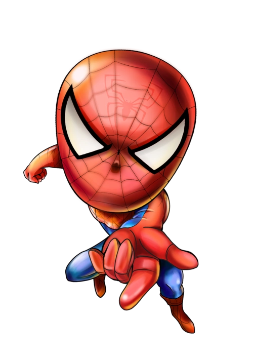 雷神 美国队长 超人 蜘蛛侠钢铁侠 q版 萌