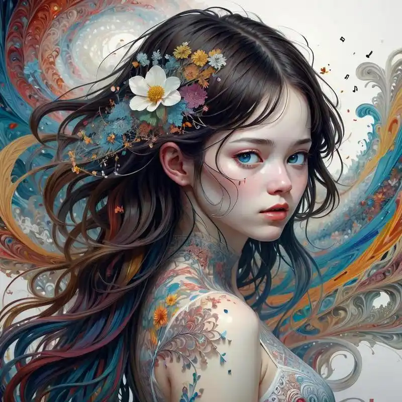 创意无限:超艺术感女生头像的独特风格女生头像 优质头像 美出高级感