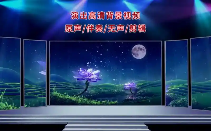 1913八月十五月儿明 中秋晚会舞台大屏幕演出led背景视频