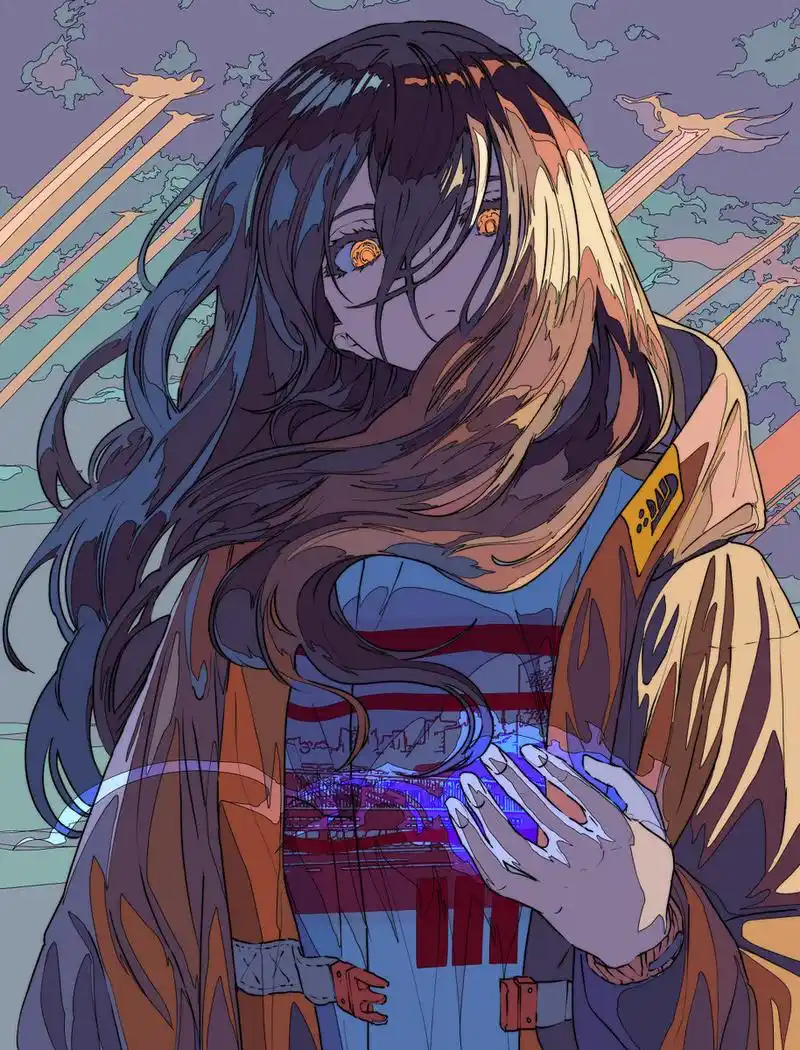 画风独特的少女设定 动漫插画参考 焦茶 #绘画# #插画# #绘画作品