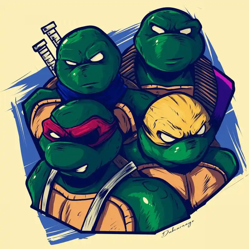 各个年代的忍者神龟美图