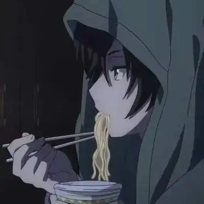 微丧系动漫男生头像