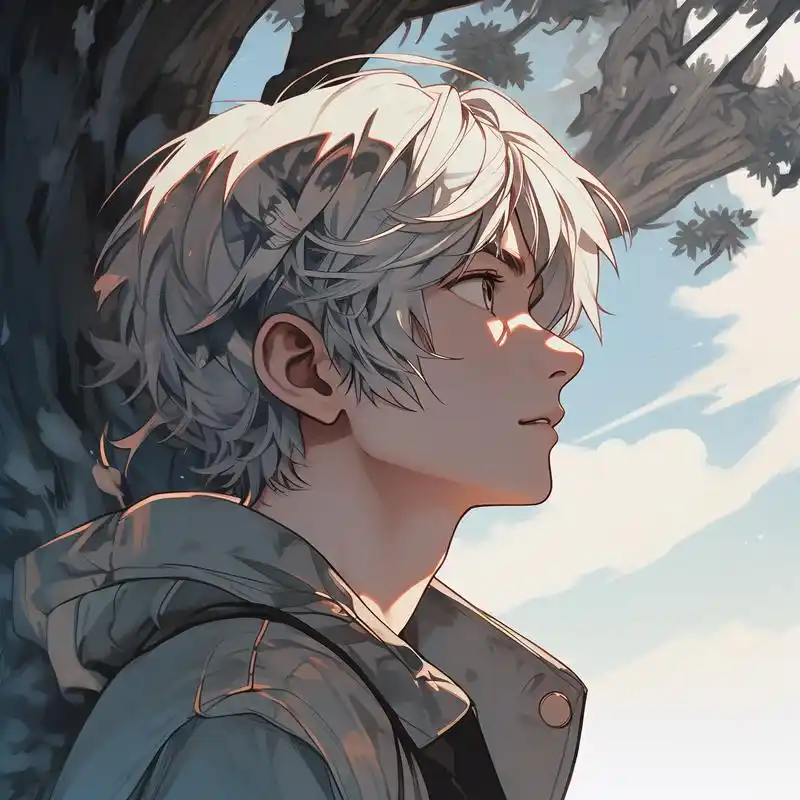 97神仙颜值男生头像95 治愈系的蓝色调,配上神仙般的颜值,这组