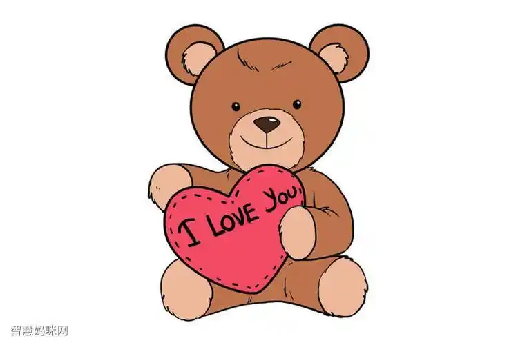 画玩具熊的简笔画