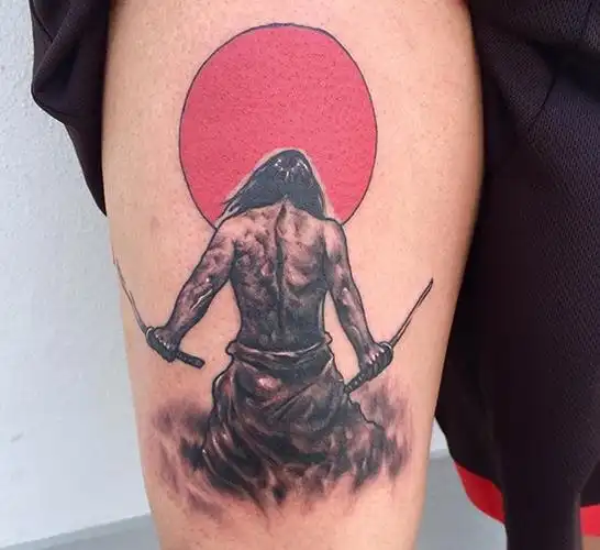 日本武士纹身图案(1)