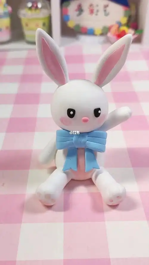 超轻粘土教程小白兔