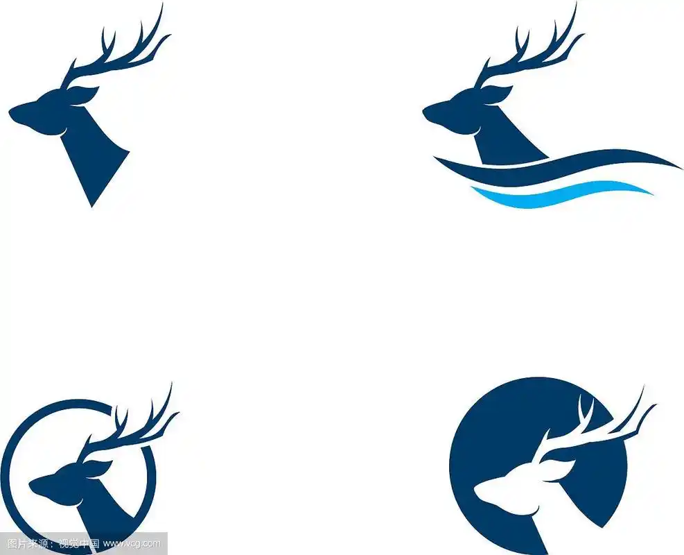 鹿图标设计