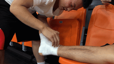 职业球员绑脚教学运动要健康一