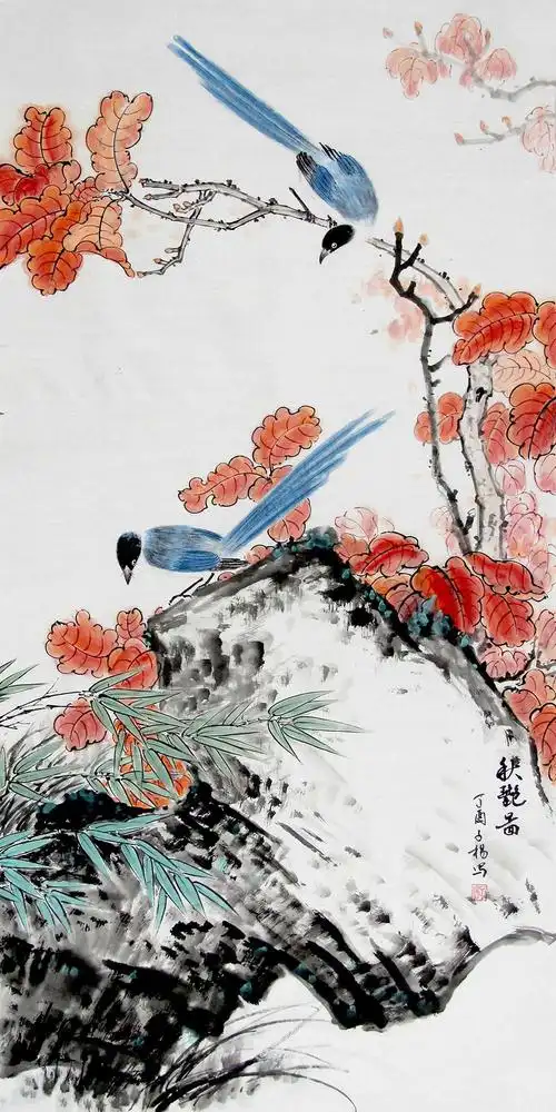 宋海尚国画赏析:山水大气壮阔 花鸟美艳脱俗