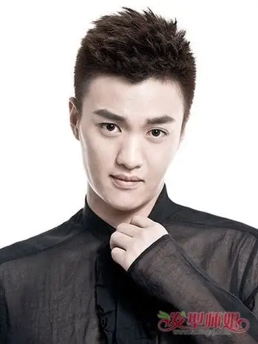 男士短碎发无 刘海造型设计