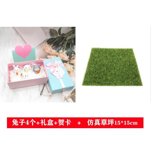 slightly fleshy bonsai landscape ornaments bunny japanese