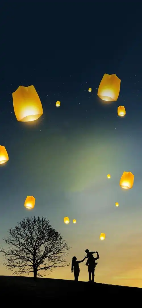 「壁纸」超有意境,适合中秋发朋友圈的图片