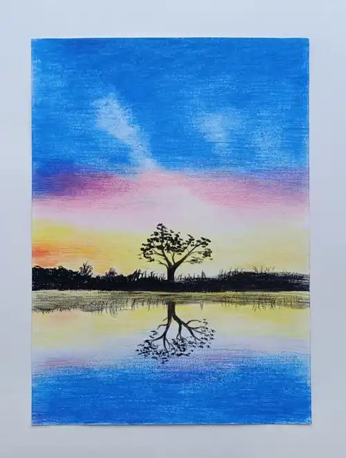 用铅笔画风景画 铅笔画风景画简单