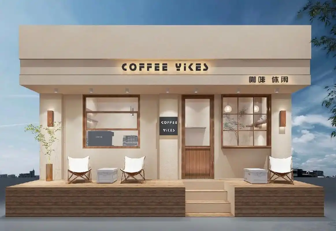 分享5款超好看的咖啡厅门头设计.