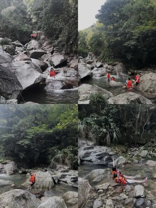 长沙周边游浏阳金坑溯溪趁人还不多快冲