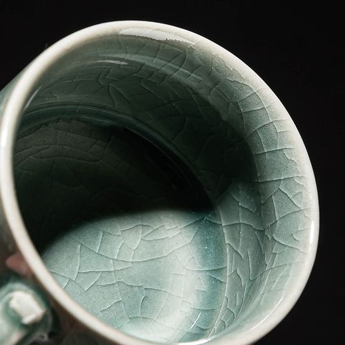 哥窑茶杯开片可养功夫功夫茶茶具汝窑品茗杯单杯茶杯