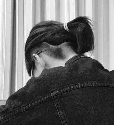 剪了undercut后很后悔 undercut女生扎马尾