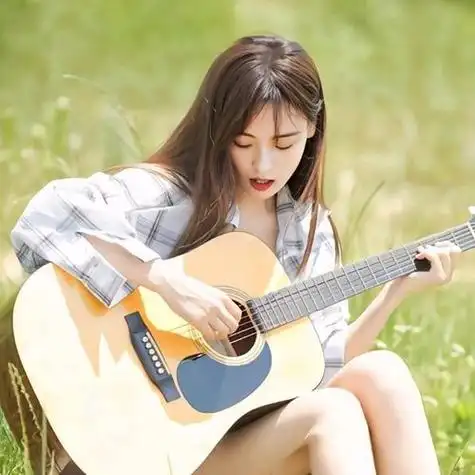 唯美吉他图片女生头像图片 女生头像图片大全 -【爱个性】