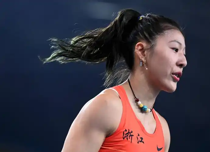 9月22日,浙江队选手徐惠琴在比赛中.