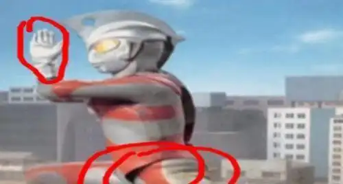 奥特曼中九大穿帮镜头无节操啊内裤也不合身奥特曼差点走光了