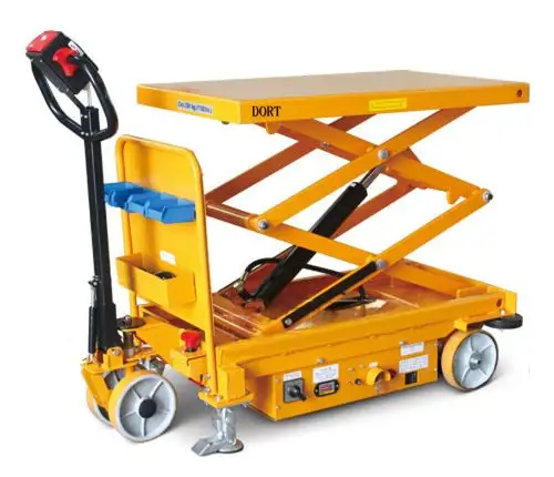 万向球滚珠台面平台车手动液压电动辊筒剪叉式升降平台车旋转