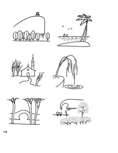 静物风景简笔画50个