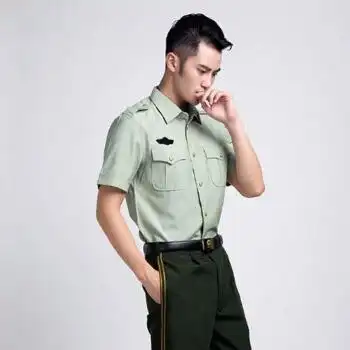 迪人杰(direnjie) 夏常干部服短衬衫男士夏季衬衣夏裤内衬常服套装
