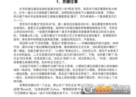 421页pdf(娱乐圈八卦)