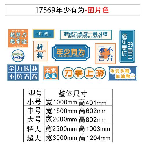 装饰教室布置装饰班级文化设计初中考黑板报墙面高三 17569年少有为