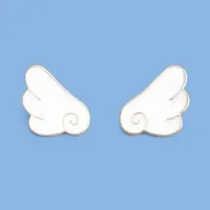 天使的翅膀胸针图片