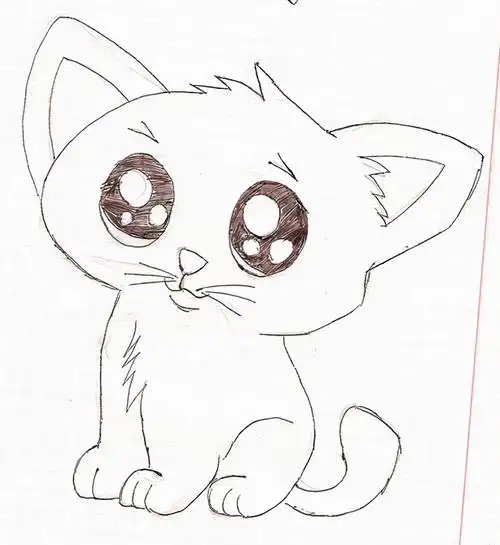 动漫女孩绘图.戴眼镜的女孩.动漫女孩.画素描动漫女孩.