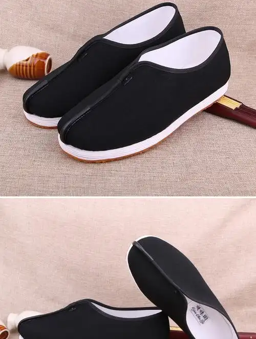 僧侣鞋单鞋出家和尚尼姑鞋居士禅修鞋防水透气休闲传统布鞋 蓝色全胶