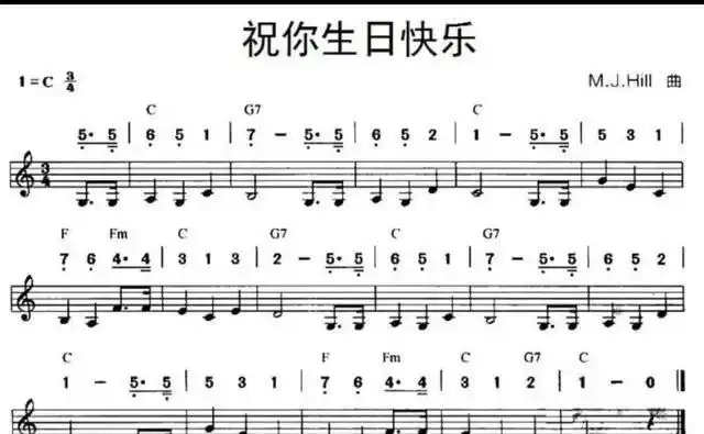 简单音乐简谱儿歌小班十首音乐简谱有那些