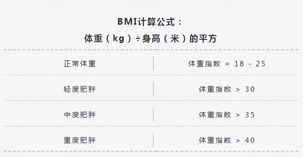 bmi计算公式详细介绍