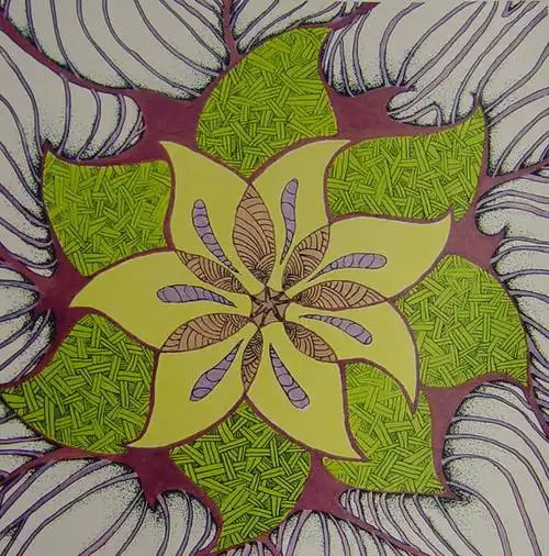 花边也叫二方连续,是单个图案不断重复和排列的结果,在美术设计中经常