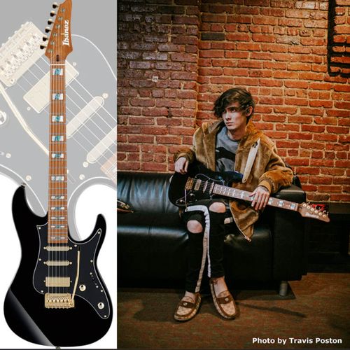 正品ibanez依班娜电吉他tim henson签名款thbb10前卫重金属吉它