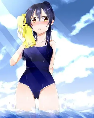 lovelive 泳衣 umi 海未