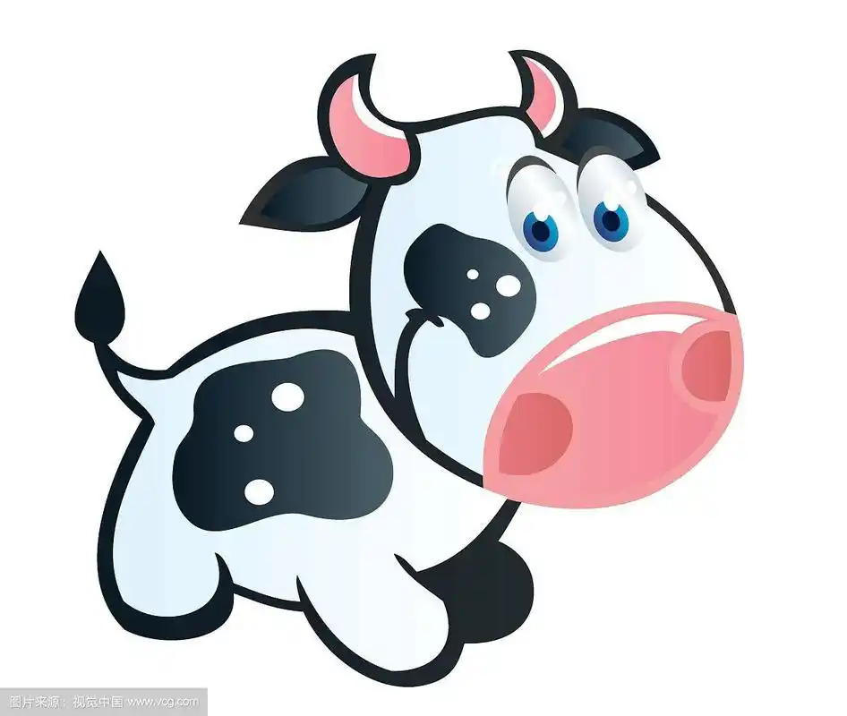 婴儿牛卡通