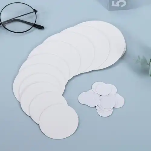 黑白牛皮色圆形卡纸多种规格绘画卡纸儿童美术彩铅250g硬厚纸定制