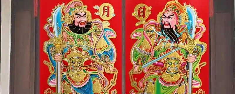 过年大门贴的是什么门神