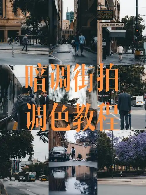 暗调街拍调色教程佳能eosr6