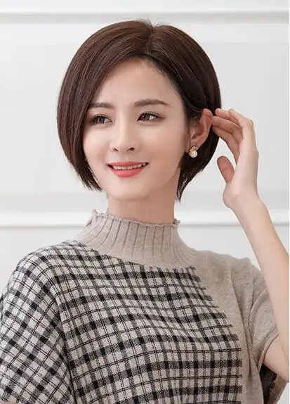 美容 美发 > 适合额头低的女生刘海发型好看 修饰脸型太美了  2,窄