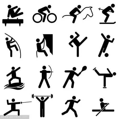 体育和田径图标