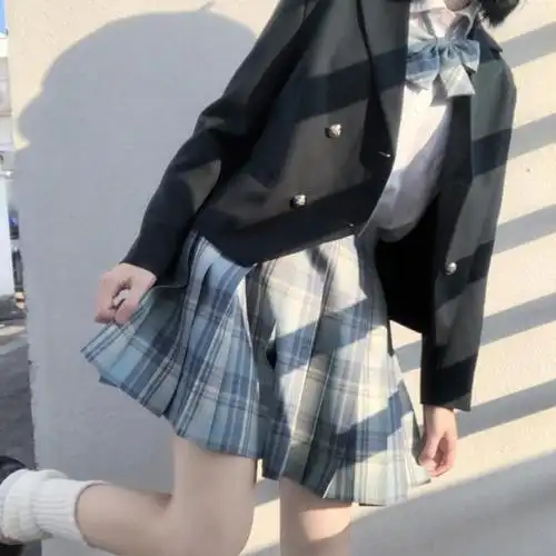 jk女头,穿短裙的小姐姐,jk女生头像