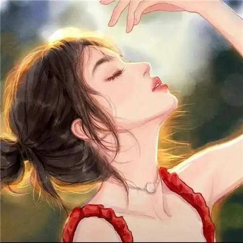 小众手绘插画女生头像