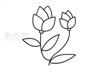 怎么画小红花简单又漂亮小红花简笔画画法